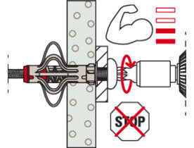 Kołek do mocowania w płytach g-k DuoHM 5 x 55 S PH PZ - 1 szt.