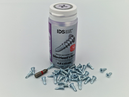  Wkręt samowiercący  SlimHead Ultra 4,2x13mm - 250szt.
