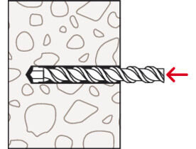 Kołek uniwersalny DuoPower 6 x 30 S z wkrętem - 50 szt.