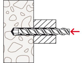 Kołek wbijany N 6 x 60/30 F z łbem płaskim gvz - 25 szt.