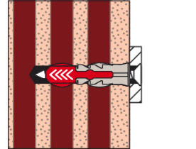 Kołek uniwersalny DuoPower 6 x 50 S z wkrętem - 50 szt.