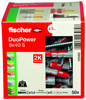  Kołek uniwersalny DuoPower 8 x 40 S z wkrętem - 50 szt.