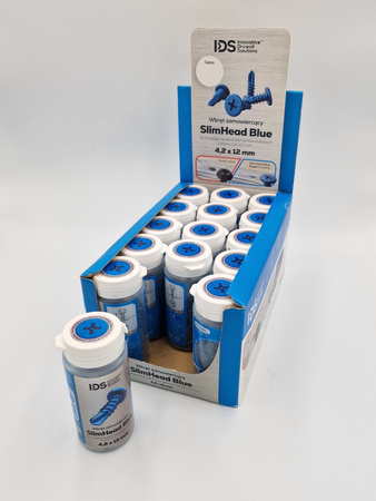 Wkręt samowiercący SlimHead Blue 4,2x12mm - 250szt.