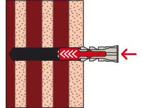  Kołek uniwersalny DuoPower 8 x 40 S z wkrętem - 50 szt.